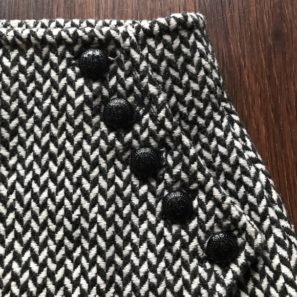 Chic One-of-a-kind Wool Wrap Skirt - Picture 2 of 7